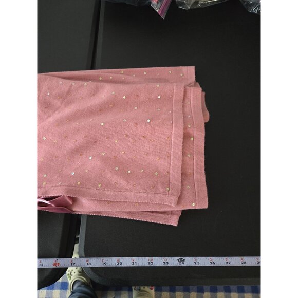 Lane Bryant Womens Pink Cardigan Tank Matching Set Size 14/16 Dainty Feminine - Picture 8 of 11